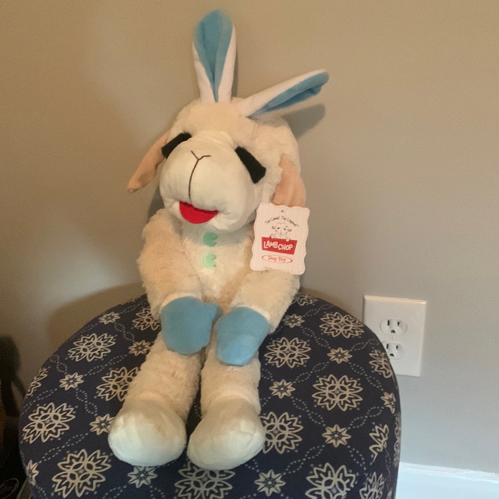 Lamb Chop Dog Toy